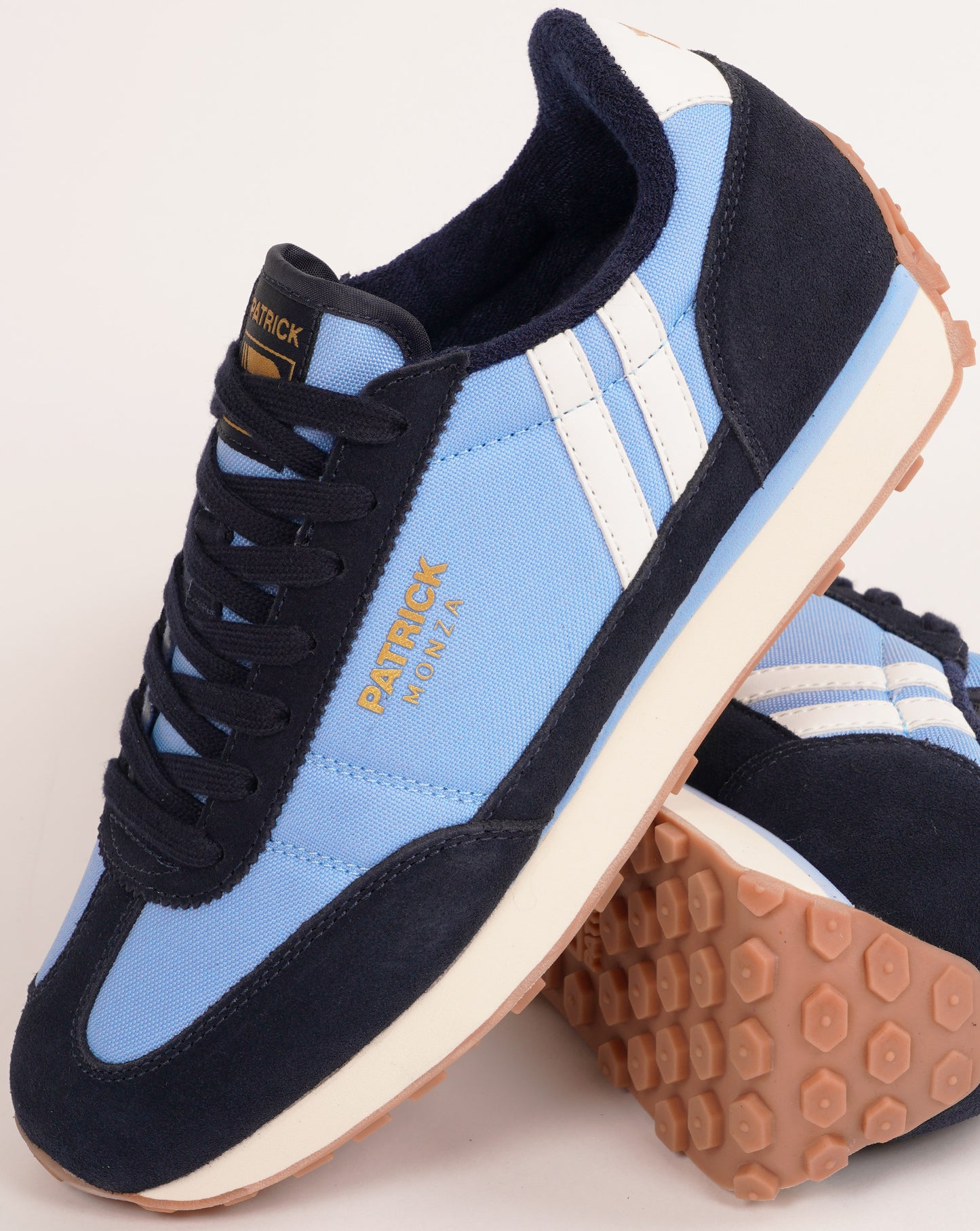 Patrick Monza Trainers Navy/Sky/White