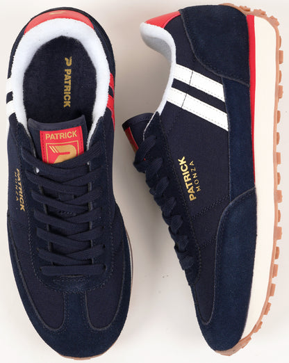 Patrick Monza Sneaker, marineblau/weiß/rot
