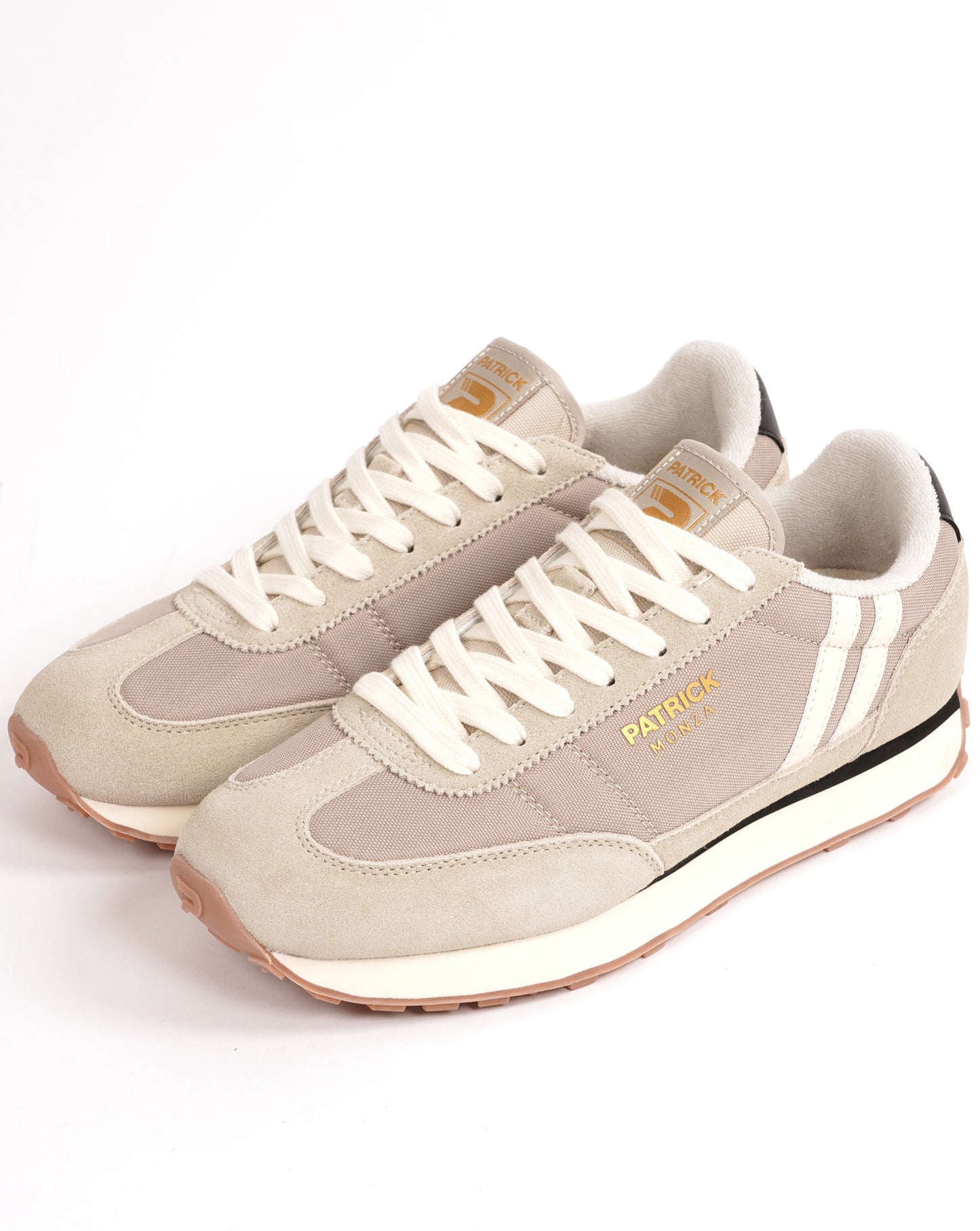 Patrick Monza Trainers Stone/Off White/Black