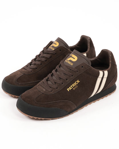 Patrick Rio Trainers Brown/Off White