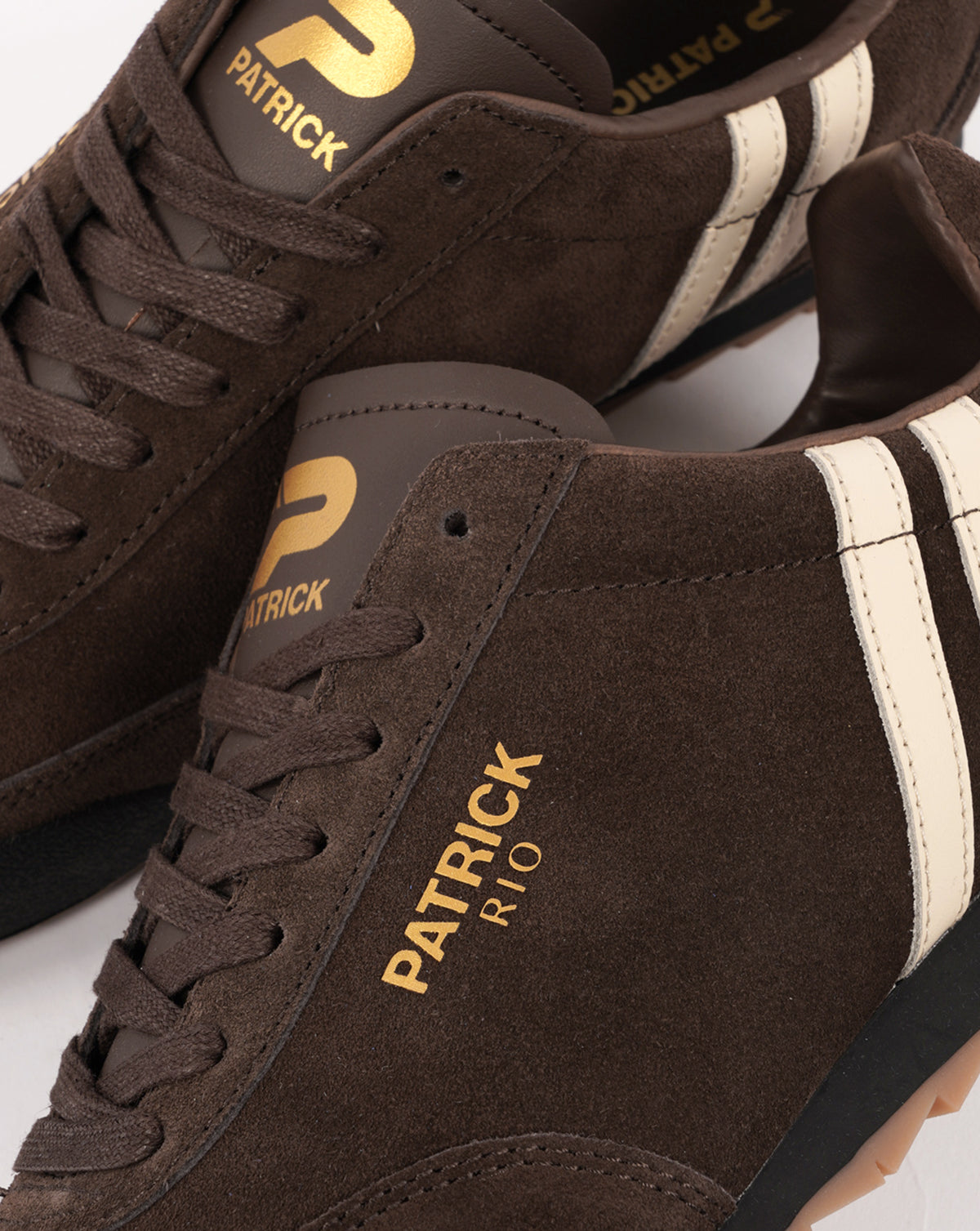 Patrick Rio Trainers Brown/Off White