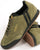 Patrick Rio Suede Trainers Olive Green/Black