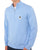 Pretty Green 1/4 Zip Merino Knit Sky Blue