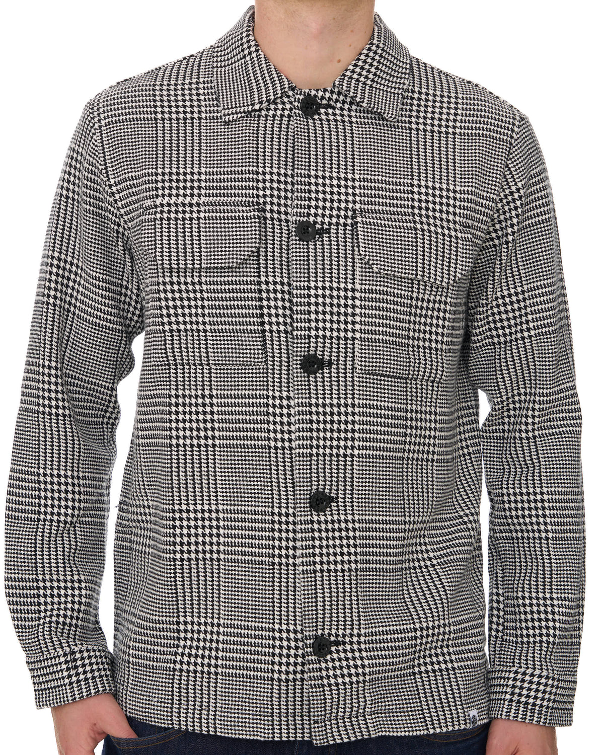Pretty Green Alderley Prince Of Wales Jacket Black