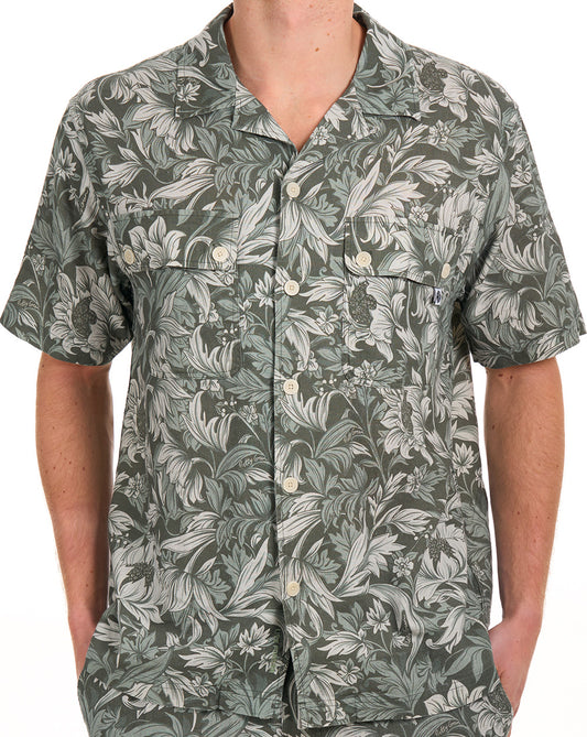 Hübsches grünes Bostall-Sweatshirt mit Print, grün