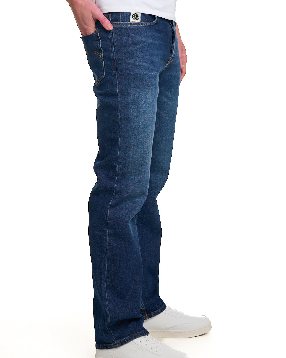 Pretty Green Burnage Regular Fit Jeans 6 Month Wash