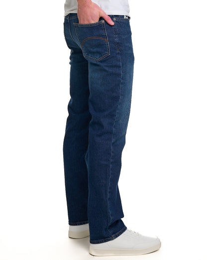 Pretty Green Burnage Regular Fit Jeans 6 Month Wash