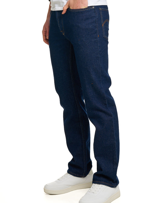 Pretty Green Burnage Regular Fit Jeans Rinse Wash