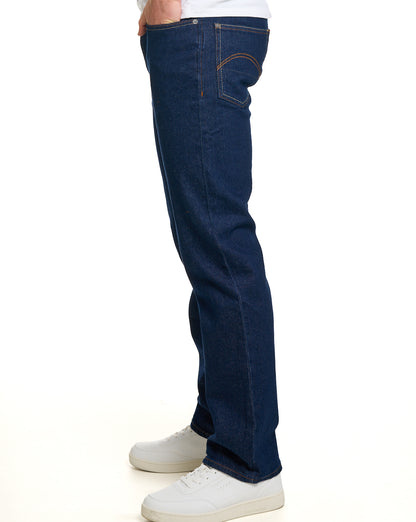 Pretty Green Burnage Regular Fit Jeans Rinse Wash
