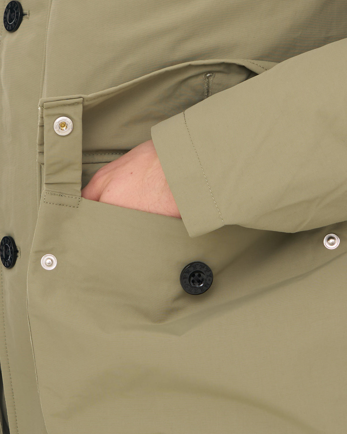 Pretty Green Coldwave Short Parka Khaki