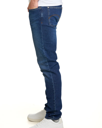 Pretty Green Erwood Slim Fit Jeans 6 Month Wash