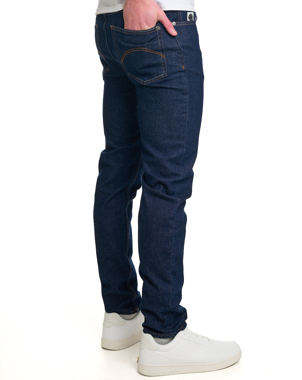 Pretty Green Erwood Slim Fit Jeans Rinse Wash