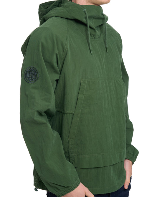 Pretty Green Pretty Green Feltham Smock Khaki Green