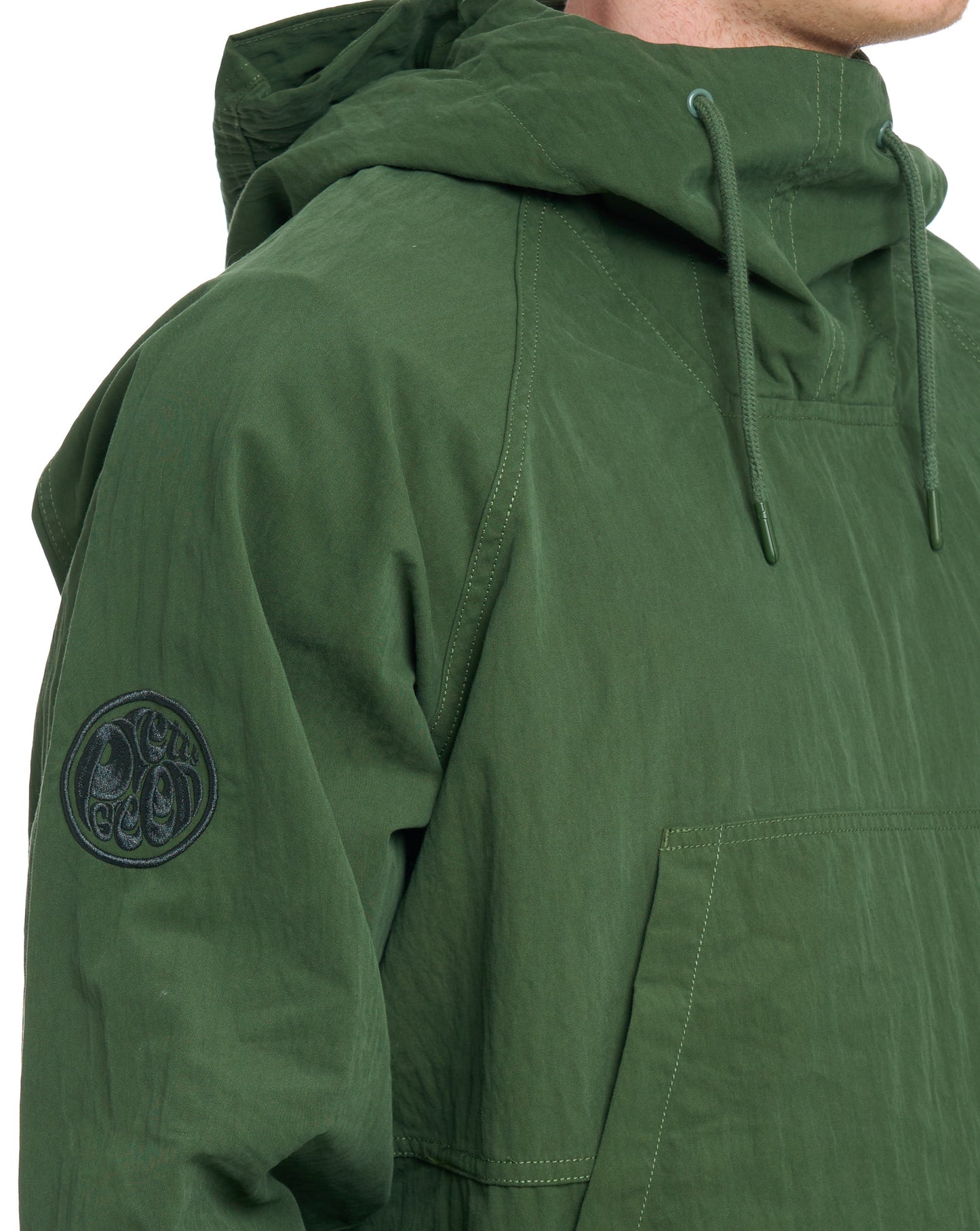 Pretty Green Feltham Smock Khaki Green