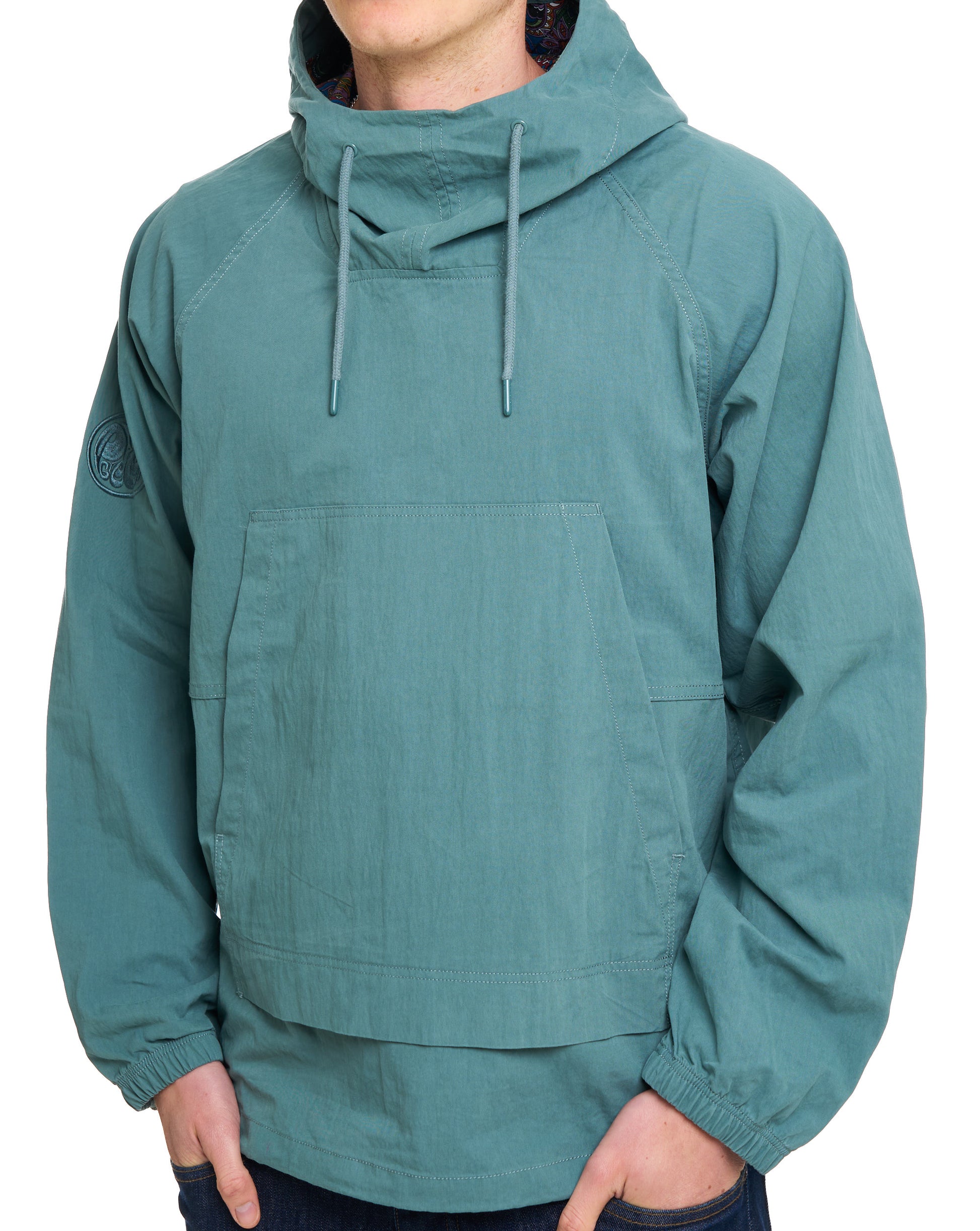 Pretty Green Feltham Smock Teal