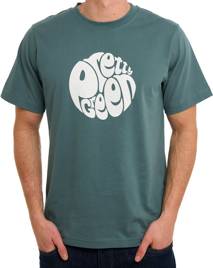 Hübsches grünes Gillespie-Logo-T-Shirt in Türkis