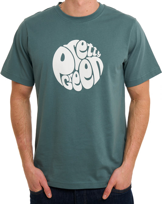 Hübsches grünes Gillespie-Logo-T-Shirt in Türkis