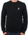 Pretty Green Merino Blend Crew Knit Black