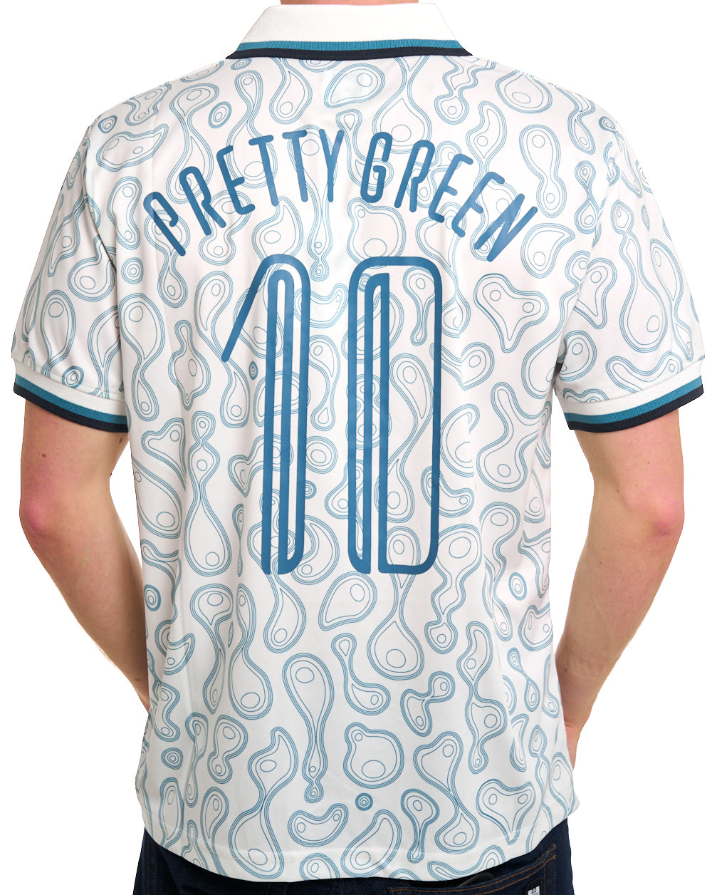 Pretty Green Outro Football Top White