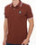 Pretty Green Rayner Polo Shirt Brown