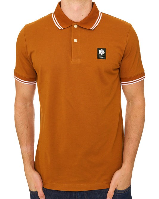 Pretty Green Pretty Green Rayner Polo Shirt Rust