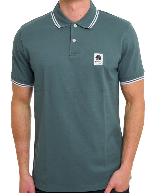 Pretty Green Rayner Polo Shirt Teal