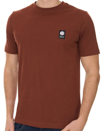 Pretty Green Sinclair T Shirt Brown