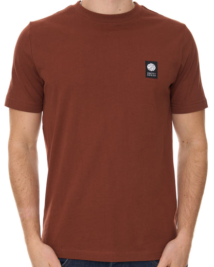 Pretty Green Sinclair T Shirt Brown