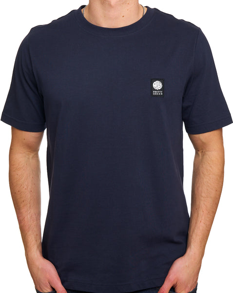 Pretty Green Sinclair T Shirt Navy