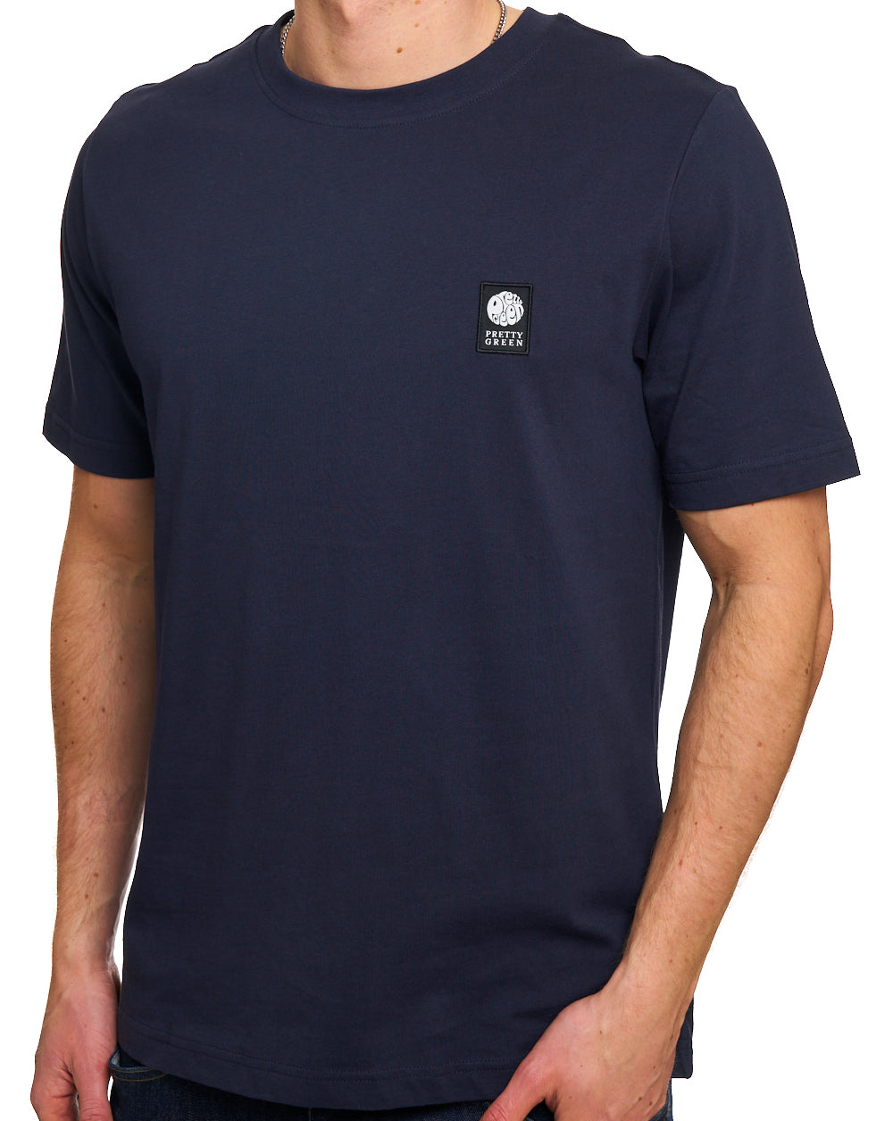 Hübsches grünes Sinclair T-Shirt in Marineblau