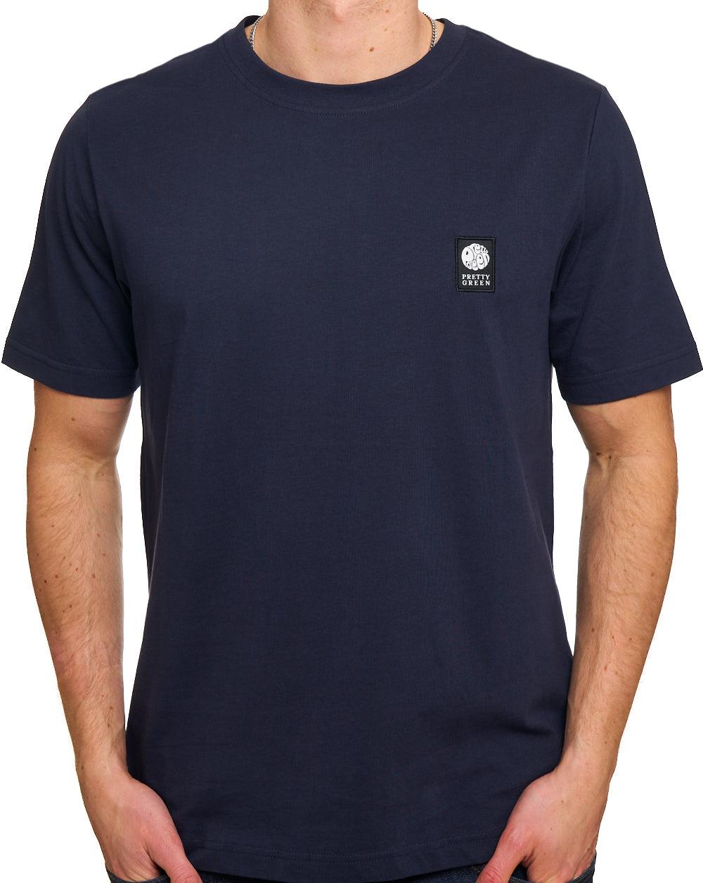 Hübsches grünes Sinclair T-Shirt in Marineblau