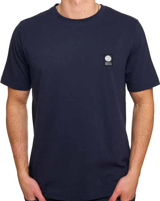 Pretty Green Hübsches grünes Sinclair T-Shirt in Marineblau