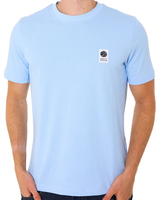Pretty Green Pretty Green Sinclair T Shirt Sky Blue