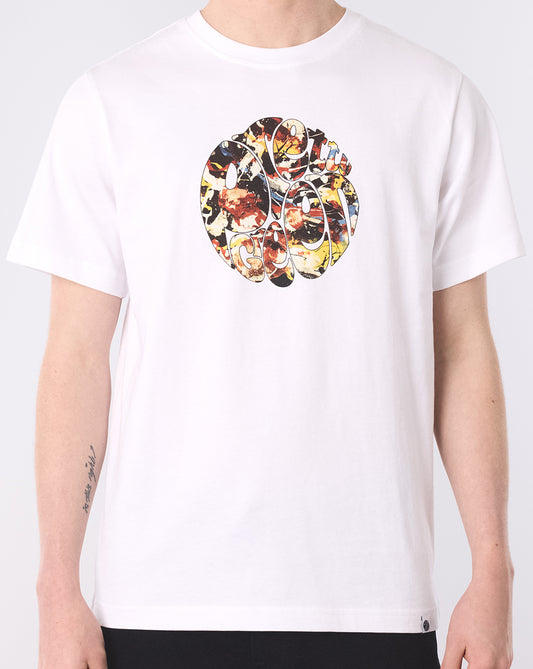 Pretty Green Smithfield Logo T Shirt White