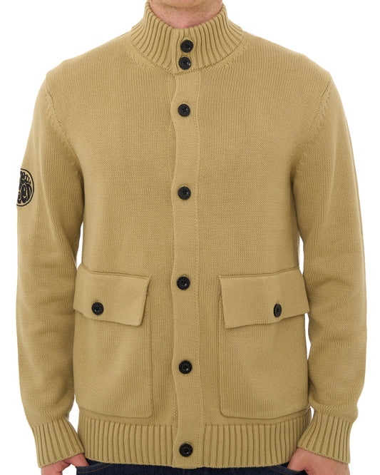 Pretty Green Pretty Green Temperance Funnel Neck Knit Camel