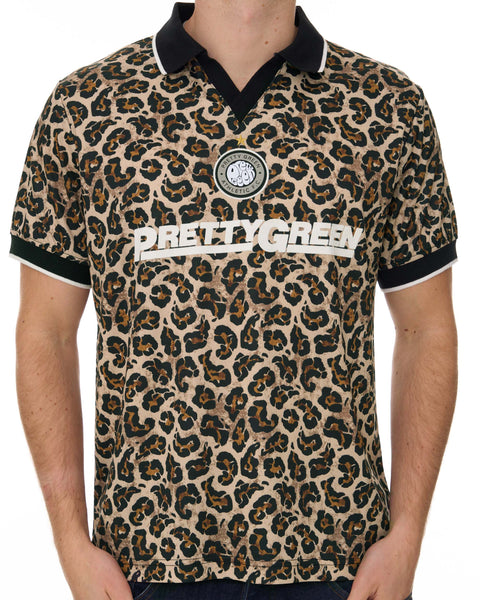 Pretty Green Voltaire Football Top Tan