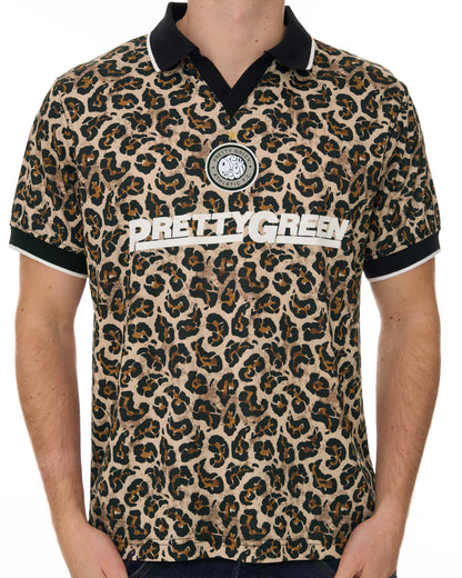 Pretty Green Voltaire Football Top Tan
