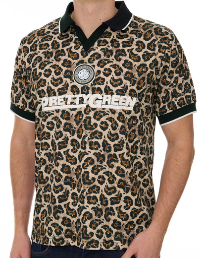 Pretty Green Voltaire Football Top Tan