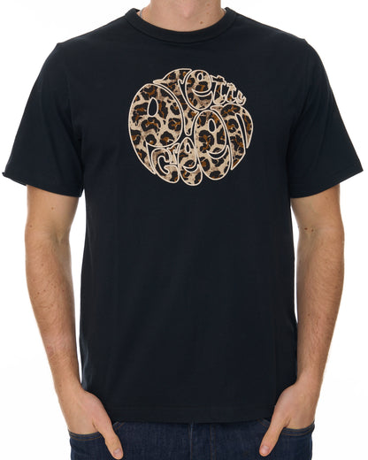 Pretty Green Voltaire Logo T Shirt Black