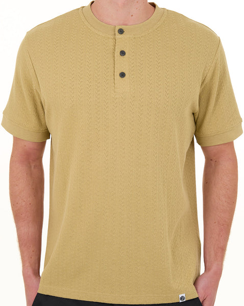 Hübsches grünes Zephlyn-Textur-Opa-T-Shirt, taupe