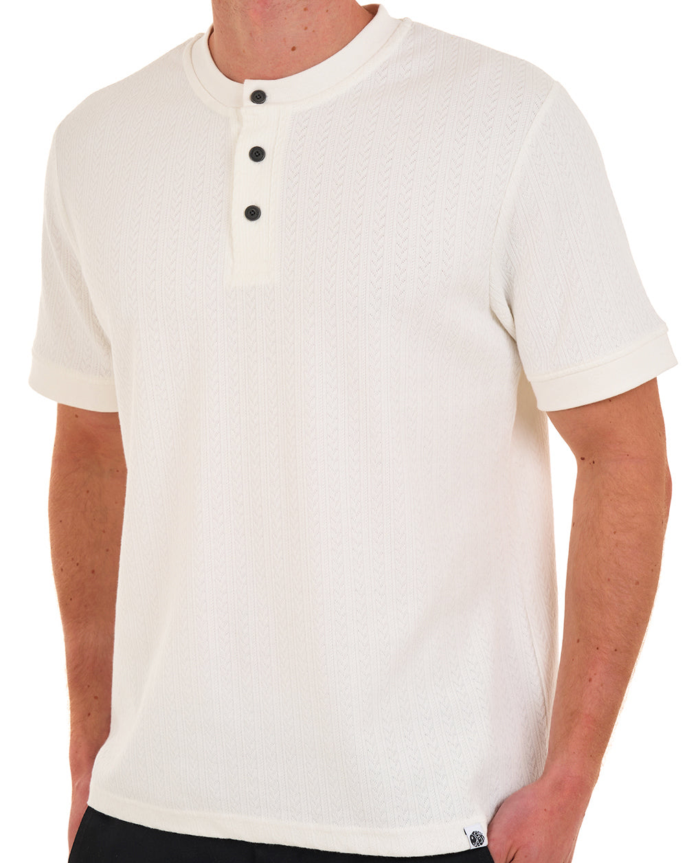 Hübsches grünes Zephlyn-Textur-Opa-T-Shirt Weiß