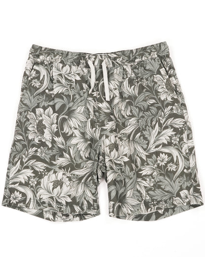 Hübsche grüne Bostall-Shorts mit Print, Grün