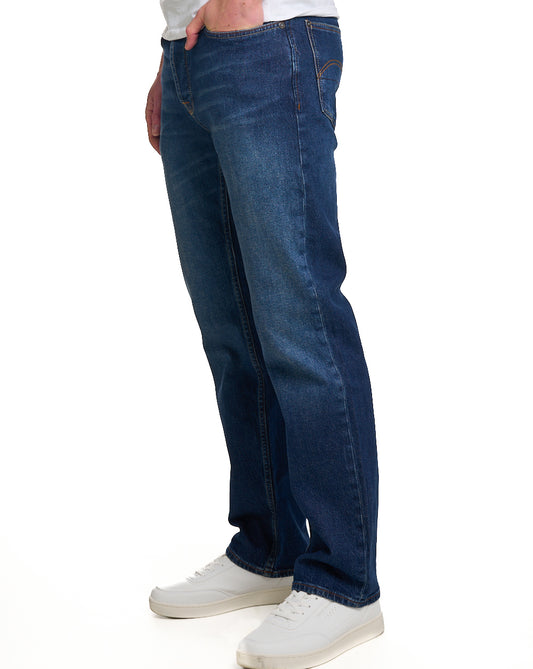 Pretty Green Burnage Regular Fit Jeans 6 Month Wash