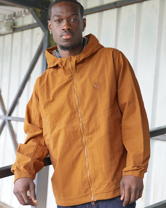 Pretty Green Pretty Green Feltham Hooded Jacket Burnt Orange