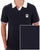 Pretty Green Stratosphere Strickpolo Schwarz
