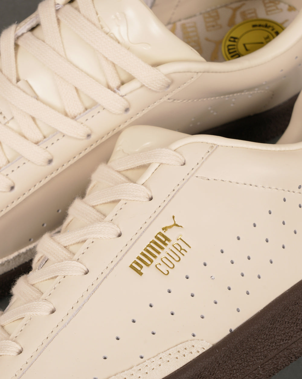 Puma Court Trainers Off White