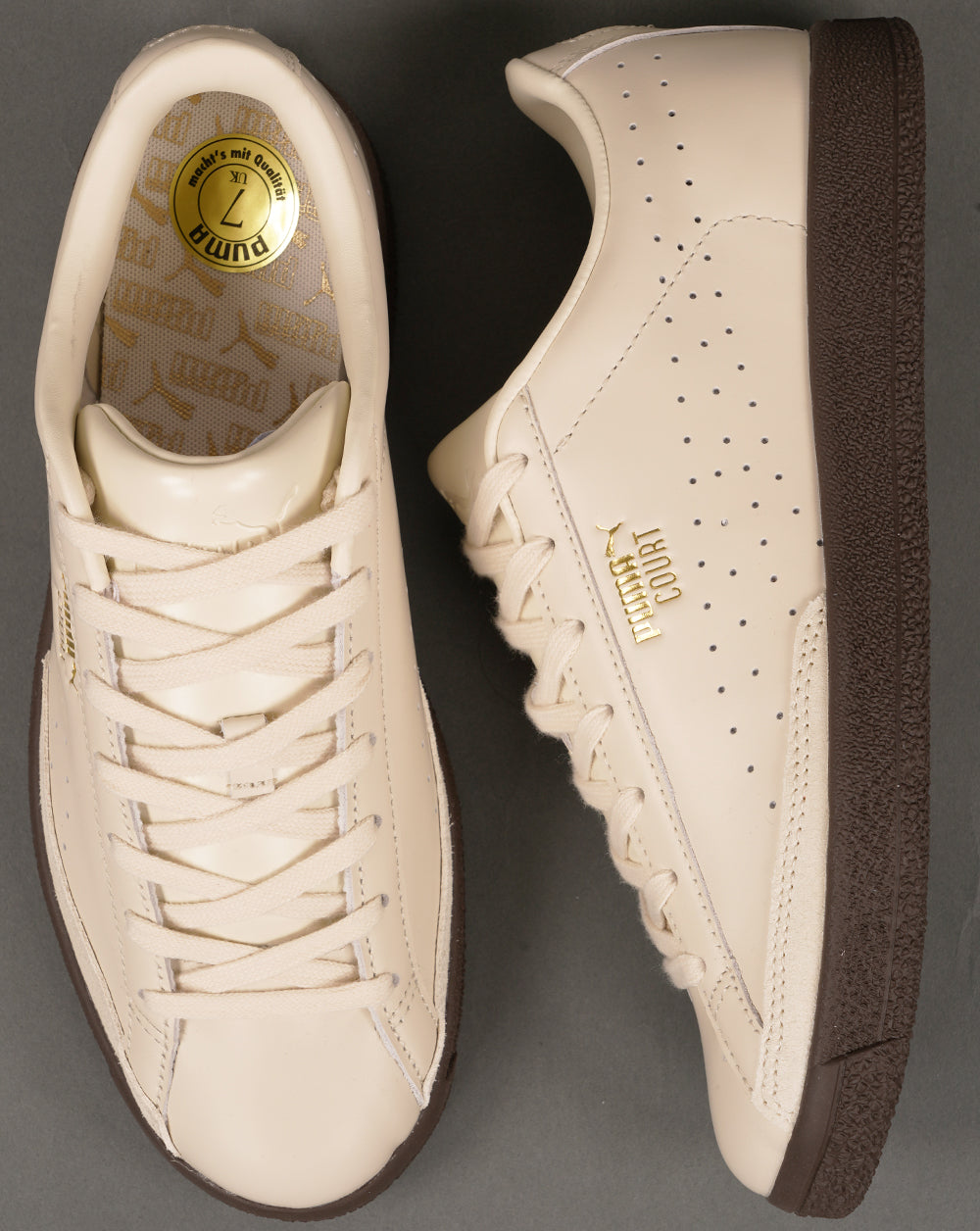 Puma Court Trainers Off White