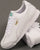 Puma Roma Leather Trainers White/Archive Green