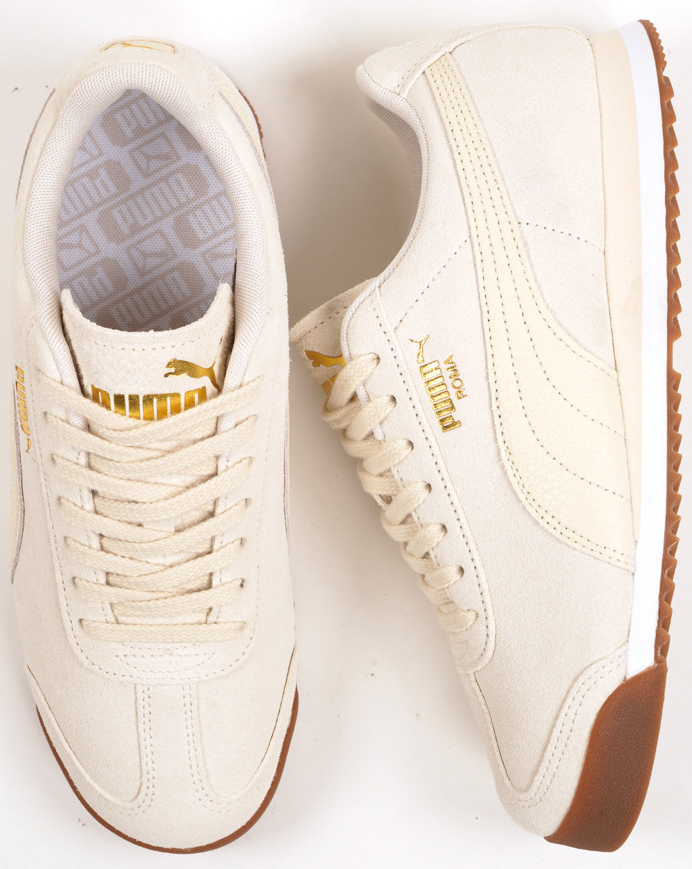 Puma Roma Wildleder-Sneaker Off-White
