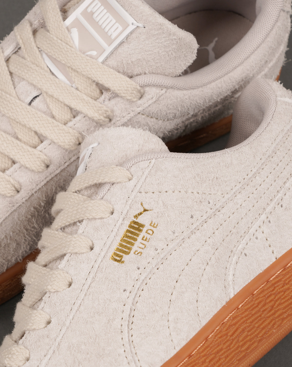 Puma Suede Forever Trainers Silver Fog/Gum